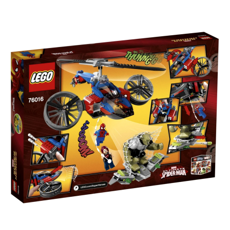 LEGO Super Heroes 76016 Spiderman - Ratunek Spider Helikopterem Marvel